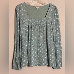 Lucky Brand Peasant Top Size Small